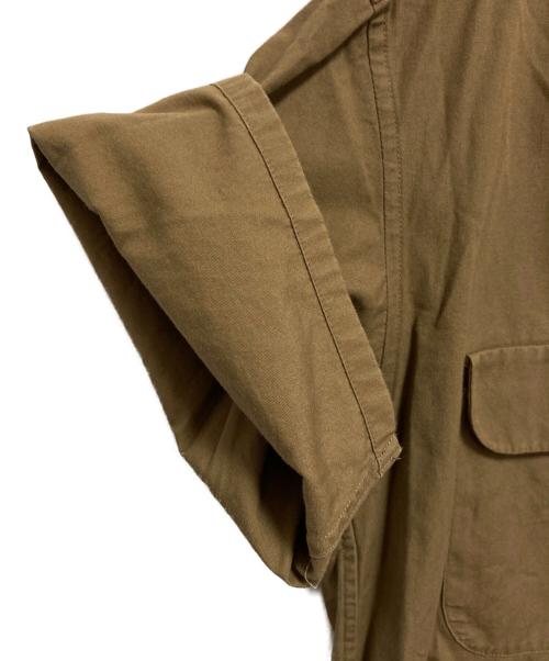 NIGEL CABOURN（ナイジェルケーボン）NIGEL CABOURN (ナイジェルケーボン) オープンカラーシャツ ベージュ サイズ:48の古着・服飾アイテム
