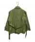 MACPHEE (マカフィー) スラブバックサテン ミリタリージャケット グリーン サイズ:38：20000円