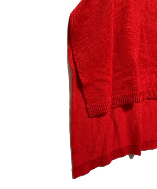 journal standard luxe（ジャーナルスタンダード ラックス）JOURNAL STANDARD LUXE (ジャーナルスタンダード ラックス) ライトジャージー タートルポンチョ レッド サイズ:-の古着・服飾アイテム