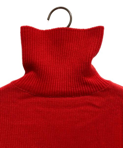 journal standard luxe（ジャーナルスタンダード ラックス）JOURNAL STANDARD LUXE (ジャーナルスタンダード ラックス) ライトジャージー タートルポンチョ レッド サイズ:-の古着・服飾アイテム