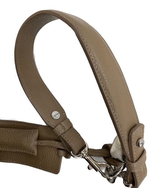 PELLE MORBIDA（ペッレモルビダ）PELLE MORBIDA (ペッレモルビダ) Maiden Voyage エディターズバッグ ホワイト×ベージュの古着・服飾アイテム