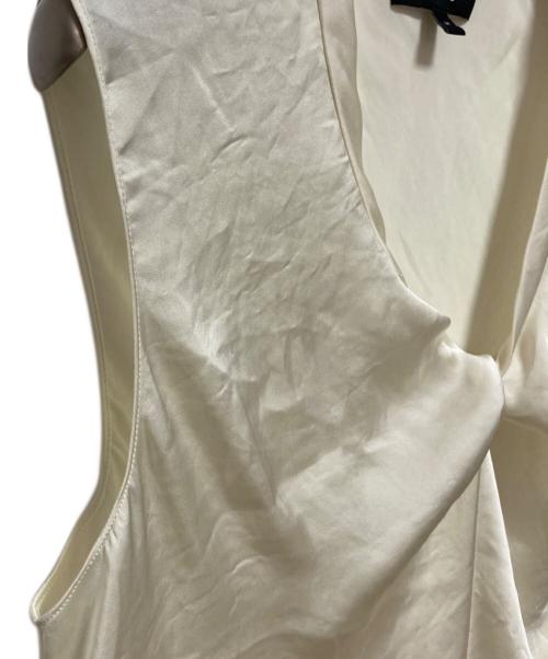 theory（セオリー）theory (セオリー) 25SS Crushed Satin R Twist Scoop Top イエロー サイズ:Mの古着・服飾アイテム