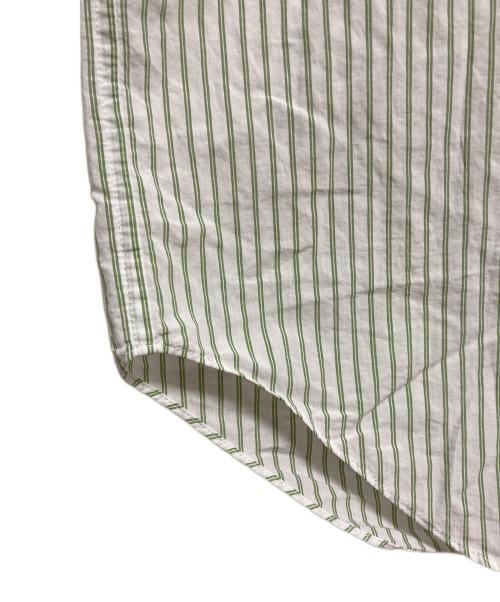 theory（セオリー）theory (セオリー) 25SS New Double Stripe Boyfriend Shirt グリーン サイズ:Sの古着・服飾アイテム