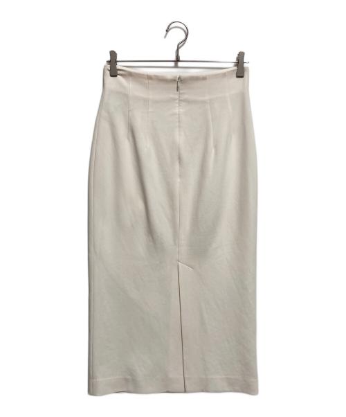 MUSE de Deuxieme Classe（ミューズ ドゥーズィエム クラス）MUSE de Deuxieme Classe (ミューズ ドゥーズィエム クラス) リアセジョーゼット HIGHWAISTスカート ホワイト サイズ:36の古着・服飾アイテム