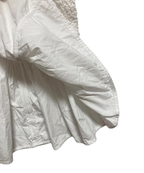 CECILIE BAHNSEN（セシリーバンセン）CECILIE BAHNSEN (セシリーバンセン) パフスリーブフリル切替ブラウス ホワイト サイズ:UK10の古着・服飾アイテム