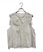 provokeプロヴォーク）の古着「embroidery NS blouse」｜ホワイト