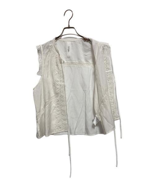 provoke（プロヴォーク）provoke (プロヴォーク) embroidery NS blouse ホワイト サイズ:FREEの古着・服飾アイテム