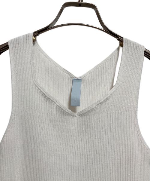 CFCL（シーエフシーエル）CFCL (シーエフシーエル) POTTERY SLEEVELESS TOP ホワイト サイズ:FREEの古着・服飾アイテム