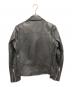 JACKROSE (ジャックローズ) ダブルライダースジャケット ブラック サイズ:SIZE 4：13000円