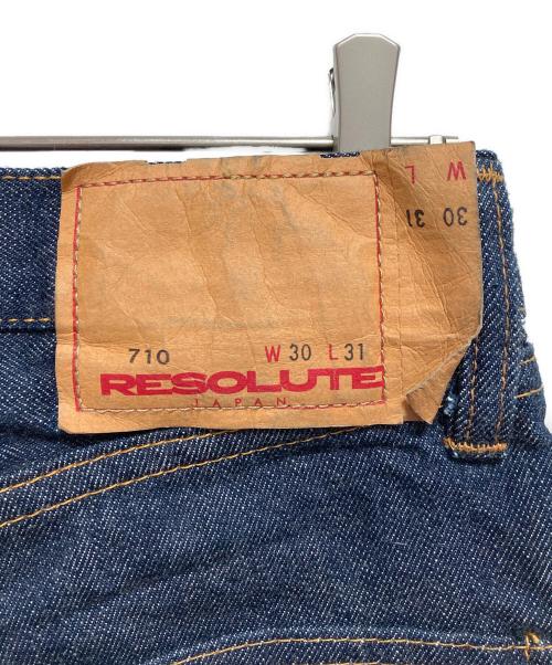 RESOLUTE（リゾルト）RESOLUTE (リゾルト) 710デニムパンツ インディゴ サイズ:W30の古着・服飾アイテム