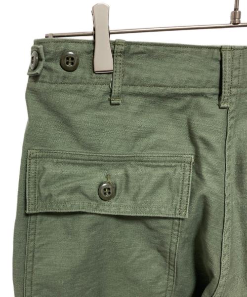 orSlow（オアスロウ）orslow (オアスロウ) ファティーグパンツ オリーブ サイズ:1の古着・服飾アイテム