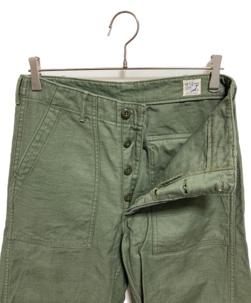 orSlow（オアスロウ）orslow (オアスロウ) ファティーグパンツ オリーブ サイズ:1の古着・服飾アイテム