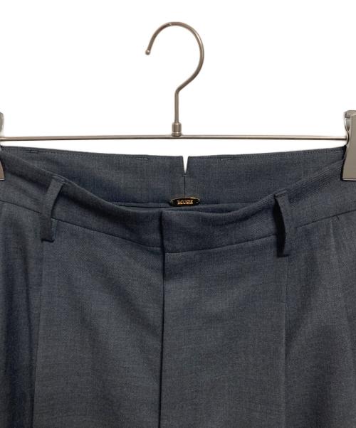 DEUXIEME CLASSE（ドゥーズィエム クラス）Deuxieme Classe (ドゥーズィエム クラス) WOOL SERGE タックパンツ2 グレー サイズ:38の古着・服飾アイテム