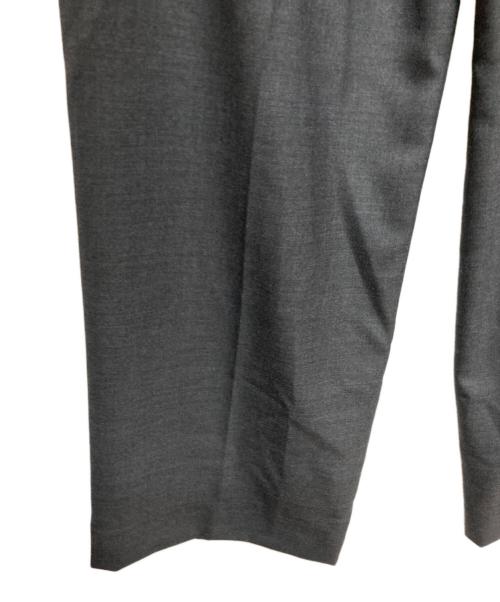 DEUXIEME CLASSE（ドゥーズィエム クラス）Deuxieme Classe (ドゥーズィエム クラス) WOOL SERGE タックパンツ2 グレー サイズ:38の古着・服飾アイテム