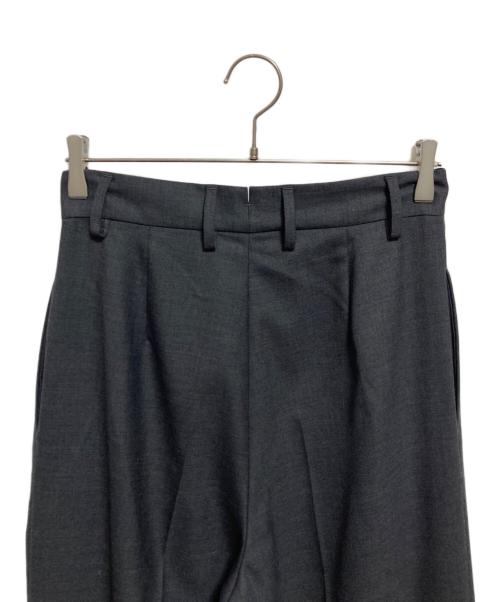 DEUXIEME CLASSE（ドゥーズィエム クラス）Deuxieme Classe (ドゥーズィエム クラス) WOOL SERGE タックパンツ2 グレー サイズ:38の古着・服飾アイテム