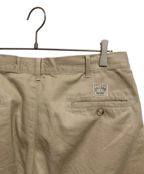 POLO RALPH LAUREN（ポロ・ラルフローレン）POLO RALPH LAUREN (ポロ・ラルフローレン) 90’S タックチノ ベージュ サイズ:SIZE W34の古着・服飾アイテム