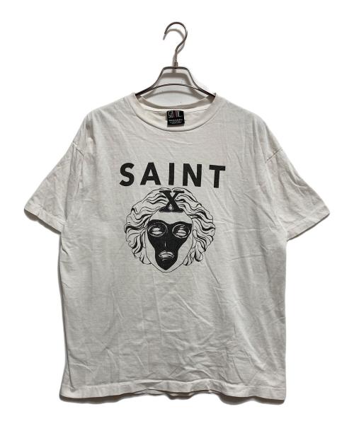 SAINT MICHAEL（セントマイケル）SAINT MICHAEL (セントマイケル) フェイスプリントＴシャツ ホワイト サイズ:XLの古着・服飾アイテム