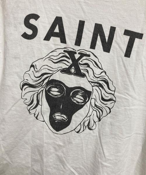 SAINT MICHAEL（セントマイケル）SAINT MICHAEL (セントマイケル) フェイスプリントＴシャツ ホワイト サイズ:XLの古着・服飾アイテム