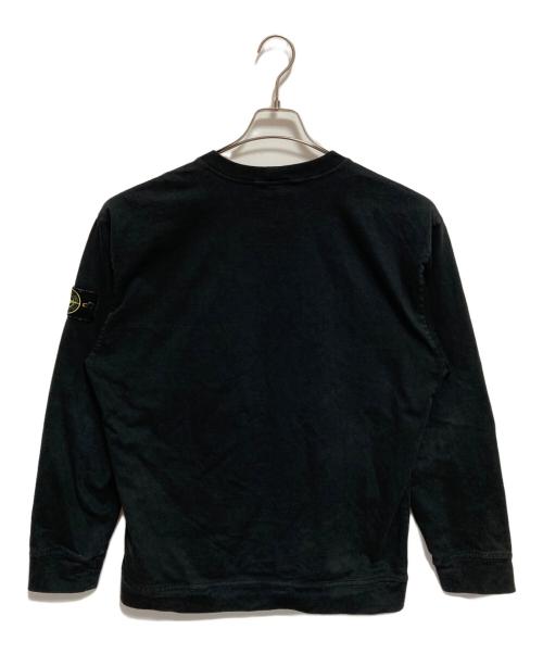 STONE ISLAND（ストーンアイランド）STONE ISLAND (ストーンアイランド) HEAVY COTTON JERSEY GARMENT DYED ブラック サイズ:Lの古着・服飾アイテム
