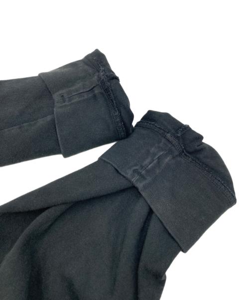 STONE ISLAND（ストーンアイランド）STONE ISLAND (ストーンアイランド) HEAVY COTTON JERSEY GARMENT DYED ブラック サイズ:Lの古着・服飾アイテム