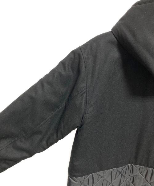 LAVENHAM（ラベンハム）LAVENHAM (ラベンハム) FRAMeWORK (フレームワーク) 別注切替キルティングコート ブラック サイズ:36の古着・服飾アイテム