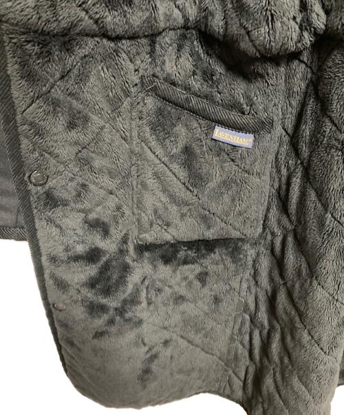 LAVENHAM（ラベンハム）LAVENHAM (ラベンハム) FRAMeWORK (フレームワーク) 別注切替キルティングコート ブラック サイズ:36の古着・服飾アイテム