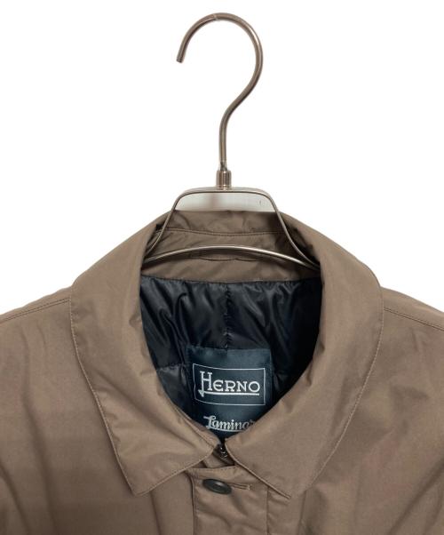 HERNO（ヘルノ）HERNO (ヘルノ) Laminar  ダウンコート ブラウン サイズ:52の古着・服飾アイテム