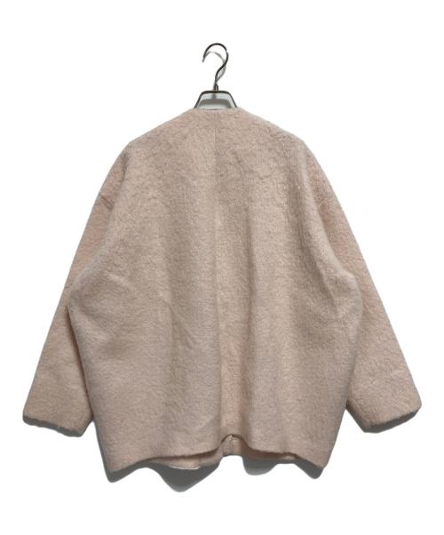 YORI（ヨリ）yori (ヨリ) ウールモヘアシャギージャケット ピンク サイズ:FREEの古着・服飾アイテム