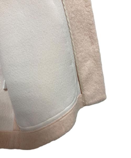 YORI（ヨリ）yori (ヨリ) ウールモヘアシャギージャケット ピンク サイズ:FREEの古着・服飾アイテム