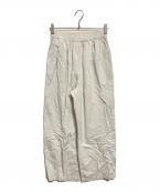 JOURNAL STANDARD relumeジャーナルスタンダード レリューム）の古着「撥水 / UVカット / 接触冷感 / ナイロンギャザーパンツ」｜ベージュ