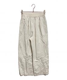 JOURNAL STANDARD relume（ジャーナルスタンダード レリューム）の古着「撥水 / UVカット / 接触冷感 / ナイロンギャザーパンツ」｜ベージュ
