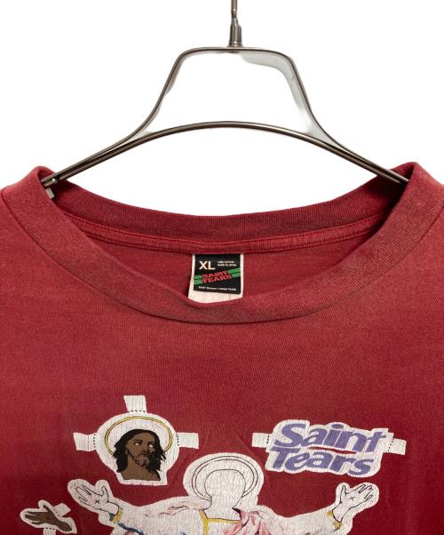 SAINT MICHAEL（セントマイケル）SAINT MICHAEL (セントマイケル) Denim Tears (デニムティアーズ) STT TEE YES DEEPRED レッド サイズ:XLの古着・服飾アイテム