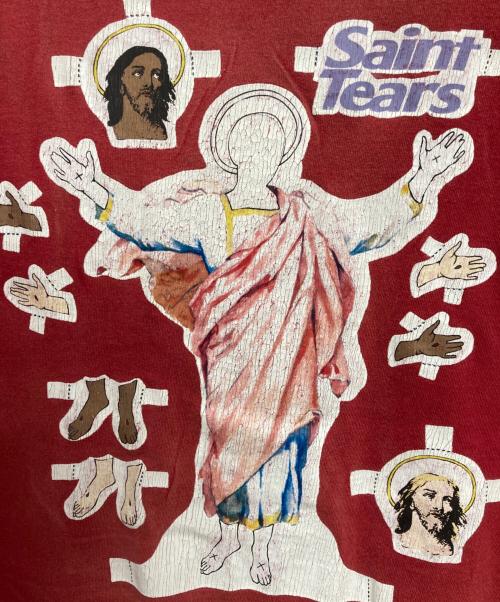 SAINT MICHAEL（セントマイケル）SAINT MICHAEL (セントマイケル) Denim Tears (デニムティアーズ) STT TEE YES DEEPRED レッド サイズ:XLの古着・服飾アイテム