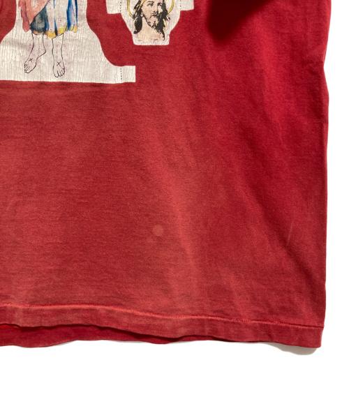 SAINT MICHAEL（セントマイケル）SAINT MICHAEL (セントマイケル) Denim Tears (デニムティアーズ) STT TEE YES DEEPRED レッド サイズ:XLの古着・服飾アイテム