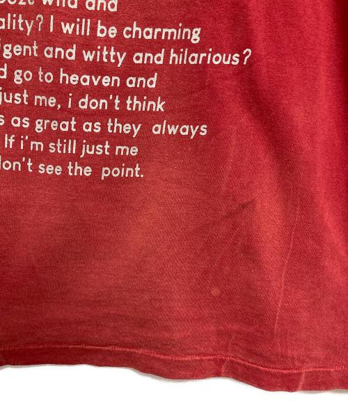 SAINT MICHAEL（セントマイケル）SAINT MICHAEL (セントマイケル) Denim Tears (デニムティアーズ) STT TEE YES DEEPRED レッド サイズ:XLの古着・服飾アイテム