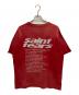 SAINT MICHAEL (セントマイケル) Denim Tears (デニムティアーズ) STT TEE YES DEEPRED レッド サイズ:XL：16000円