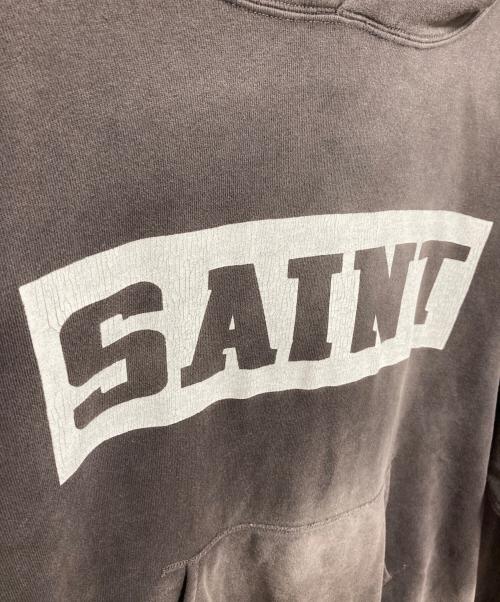 SAINT MICHAEL（セントマイケル）SAINT MICHAEL (セントマイケル) HOODIE SPINNER ブラック サイズ:XLの古着・服飾アイテム