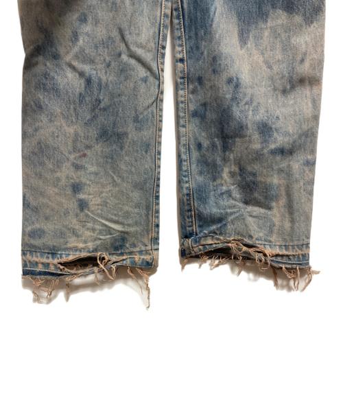 INNOCENCE NYC（イノセンス ニューヨーク）INNOCENCE NYC (イノセンス ニューヨーク) Stitch Paint Denim Pants インディゴ サイズ:SIZE W34の古着・服飾アイテム