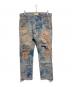 INNOCENCE NYC（イノセンス ニューヨーク）の古着「Stitch Paint Denim Pants」｜インディゴ