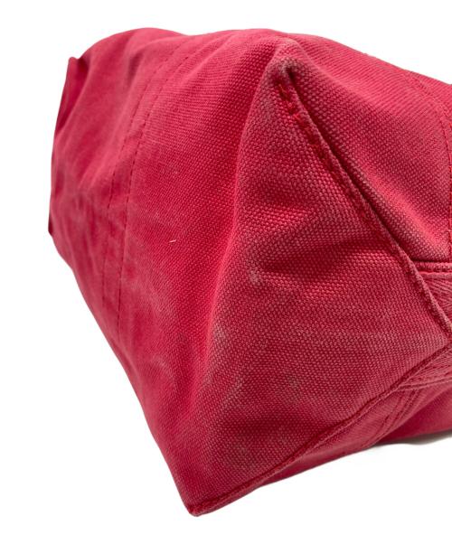 POLO RALPH LAUREN（ポロ・ラルフローレン）POLO RALPH LAUREN (ポロ・ラルフローレン) キャンバストートバッグ レッドの古着・服飾アイテム