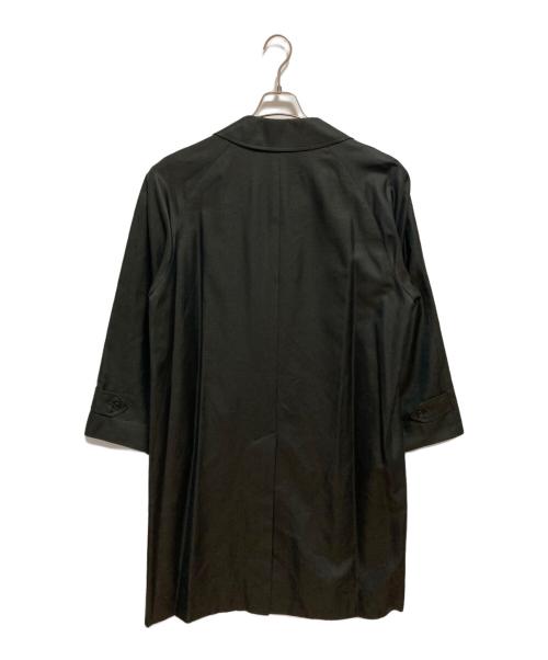 Burberry's（バーバリー）Burberry's (バーバリーズ) バルカマンチェックコート グレー サイズ:92 170の古着・服飾アイテム