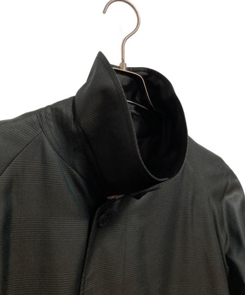 Burberry's（バーバリー）Burberry's (バーバリーズ) バルカマンチェックコート グレー サイズ:92 170の古着・服飾アイテム