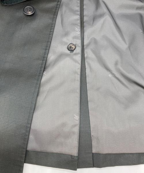 Burberry's（バーバリー）Burberry's (バーバリーズ) バルカマンチェックコート グレー サイズ:92 170の古着・服飾アイテム