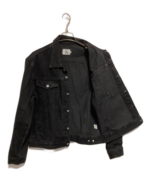 Calvin Klein Jeans（カルバンクラインジーンズ）Calvin Klein Jeans (カルバンクラインジーンズ) 90’S デニムジャケット ブラック サイズ:Lの古着・服飾アイテム