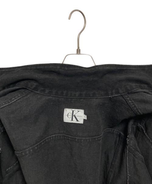 Calvin Klein Jeans（カルバンクラインジーンズ）Calvin Klein Jeans (カルバンクラインジーンズ) 90’S デニムジャケット ブラック サイズ:Lの古着・服飾アイテム