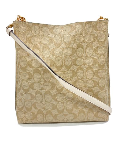 COACH（コーチ）COACH (コーチ) モリー バケット バッグ ベージュの古着・服飾アイテム