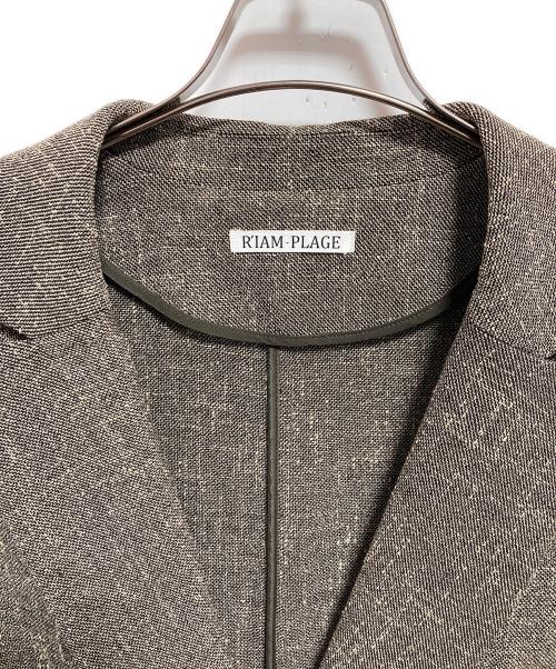 R'IAM-Plage（リアムプラージュ）R'IAM-Plage (リアムプラージュ) ミニツイードジャケット2 ベージュ サイズ:38の古着・服飾アイテム
