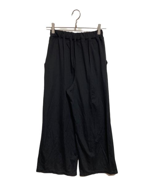 FLORENT（フローレント）FLORENT (フローレント) ストレッチ タック ワイドパンツ ブラック サイズ:32 未使用品の古着・服飾アイテム
