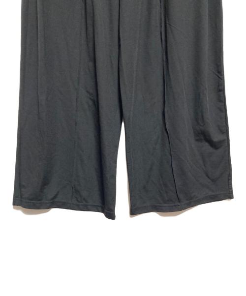 FLORENT（フローレント）FLORENT (フローレント) ストレッチ タック ワイドパンツ ブラック サイズ:32 未使用品の古着・服飾アイテム