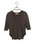 RIM.ARK（リムアーク）の古着「Round hem knit tops」｜グレー